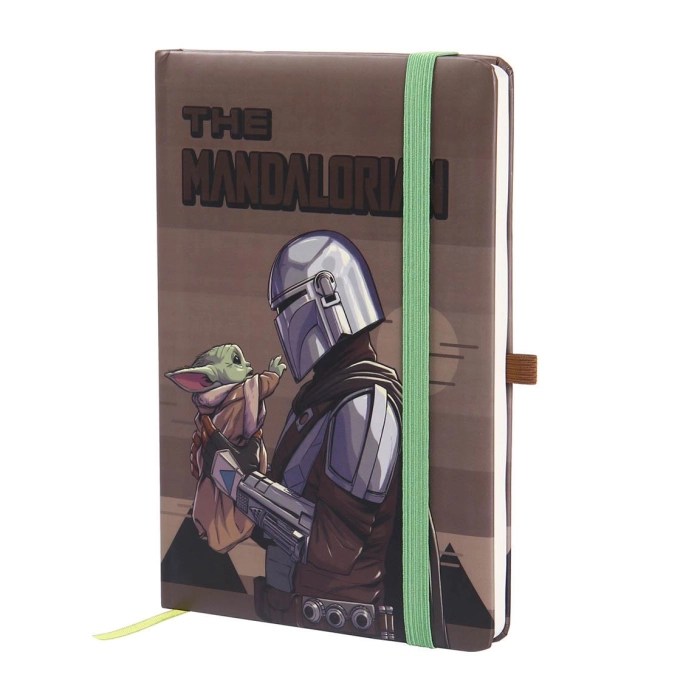 A5 Disney Mandalorian zápisník alebo diár - Licencovaný produkt