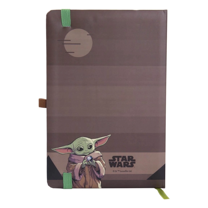 A5 Disney Mandalorian zápisník alebo diár - Licencovaný produkt