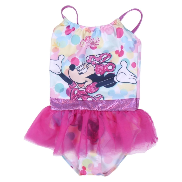 Jednoczęściowy strój kąpielowy dziecięcy 2-6 lat - Disney Minnie Mouse - Produkt licencyjny