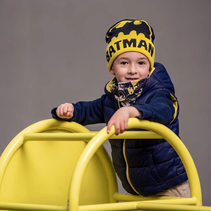 Batman pletená čepice 4-8 let - licencovaný produkt