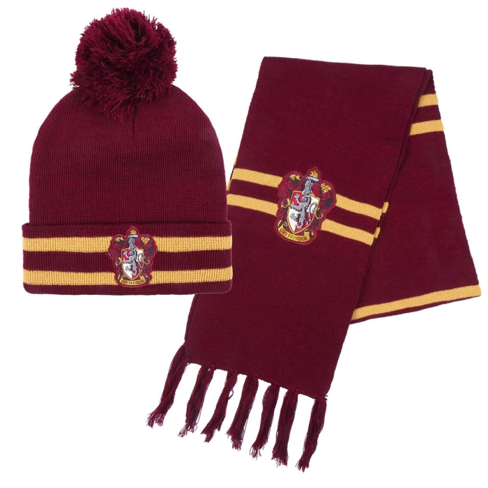 Czapka + szalik Harry Potter Gryffindor - produkt licencyjny rozmiar 4-8 lat (53 cm)