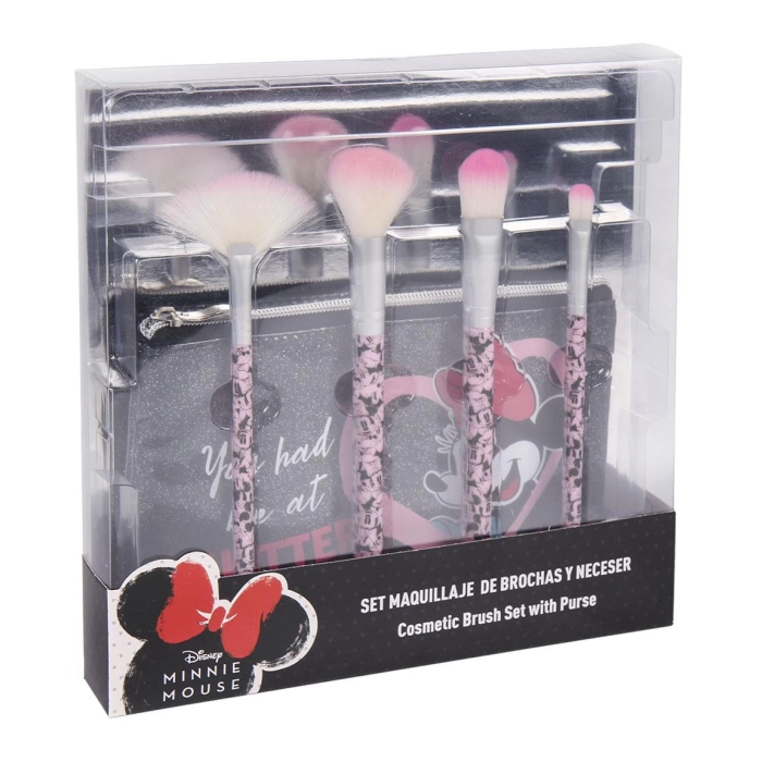 Zestaw pędzli + kosmetyczka Minnie Disney - produkt licencyjny