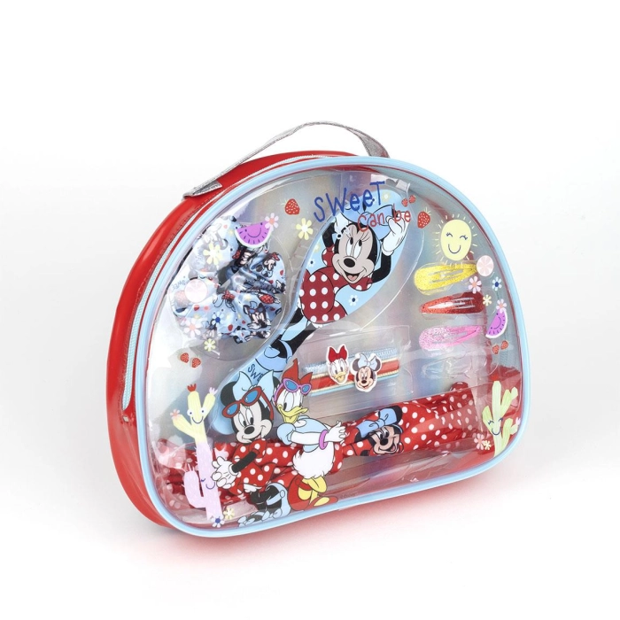 Kosmetyczka Myszka Minnie z akcesoriami do włosów - produkt licencyjny