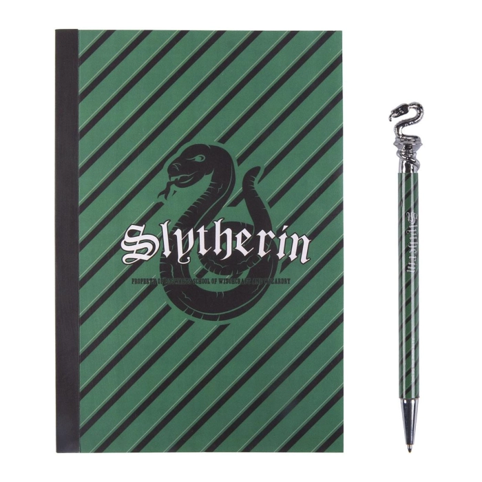 Zestaw notes i długopis Harry Potter Slytherin - produkt licencyjny