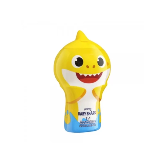 Baby Shark żel pod prysznic i szampon 400 ml butelka 3D