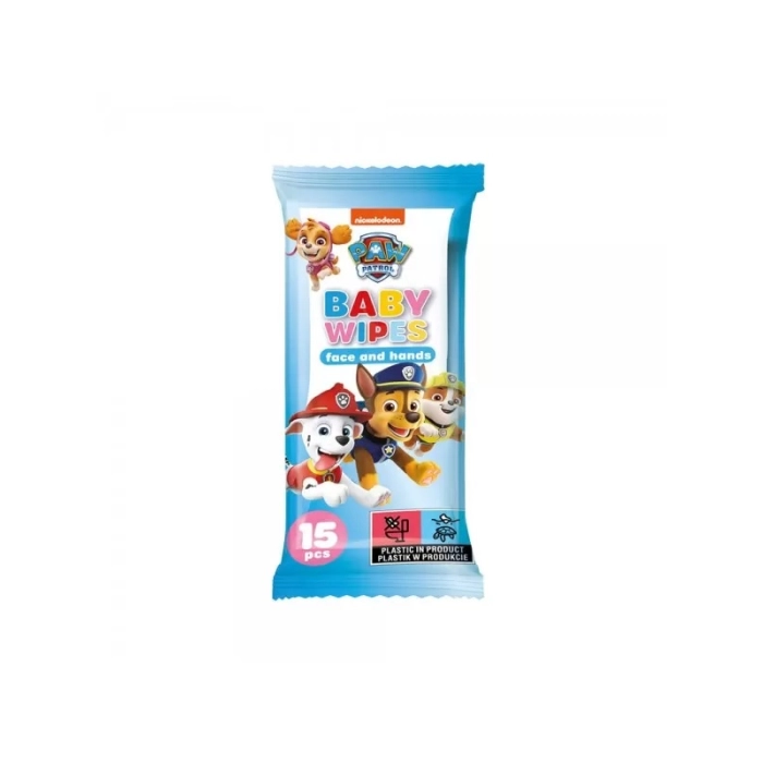 Paw Patrol nedves törlőkendők 15 db