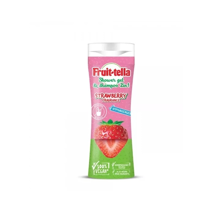 Żel pod Prysznic i Szampon 2w1 'Truskawkowe Pobudzenie' od Fruit-tella