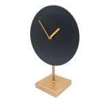 Elegancki zegar metalowy - tarcza śr. 26 cm