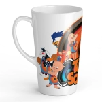 Ceramiczny kubek XL Latte Looney Tunes - Kosmiczny mecz