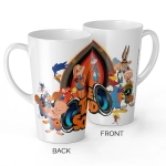 Ceramiczny kubek XL Latte Looney Tunes - Kosmiczny mecz