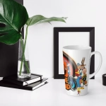 Ceramiczny kubek XL Latte Looney Tunes - Kosmiczny mecz