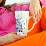 Ceramiczny kubek XL Latte Looney Tunes - Love is Love