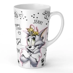 Ceramiczny kubek latte Tom & Jerry- produkt licencyjny