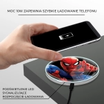 Ładowarka indukcyjna Spider Man Marvel - produkt licencyjny