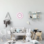 Educational wall clock 30.5 cm Babaco - Licensed product
