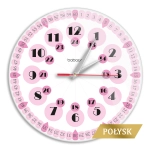 Educational wall clock 30.5 cm Babaco - Licensed product