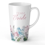 Ceramiczny kubek XL Latte na wieczór panieński - Team Bride