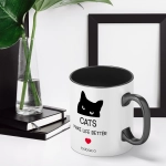 Ceramiczny kubek Cats make life better