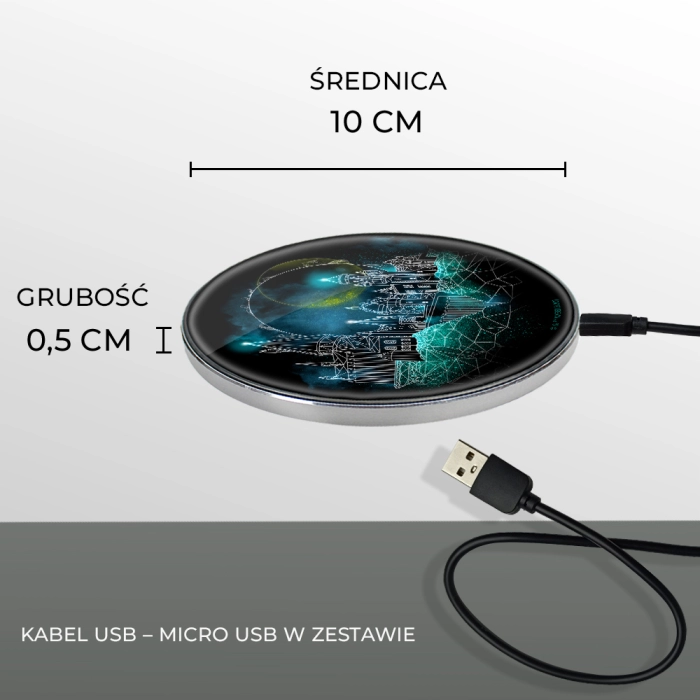 Ładowarka indukcyjna Harry Potter - produkt licencyjny