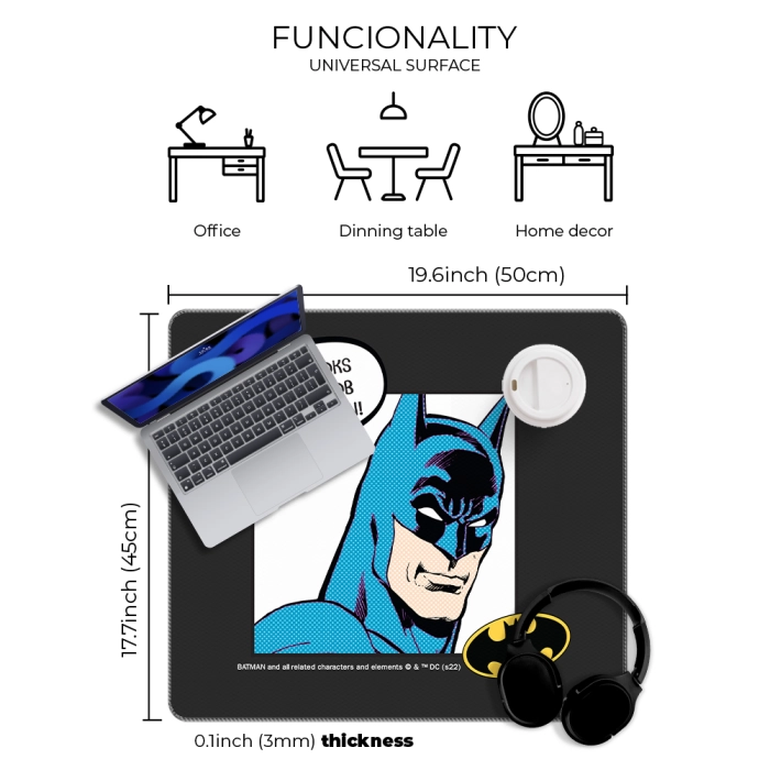 Mata na biurko DC Batman - 50x45 cm