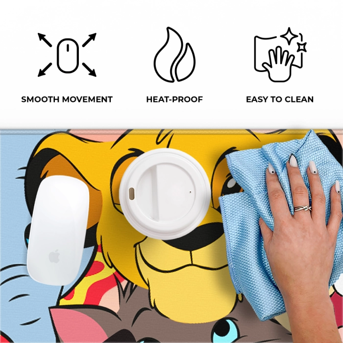 Disney Friends desk mat - 50x45 cm