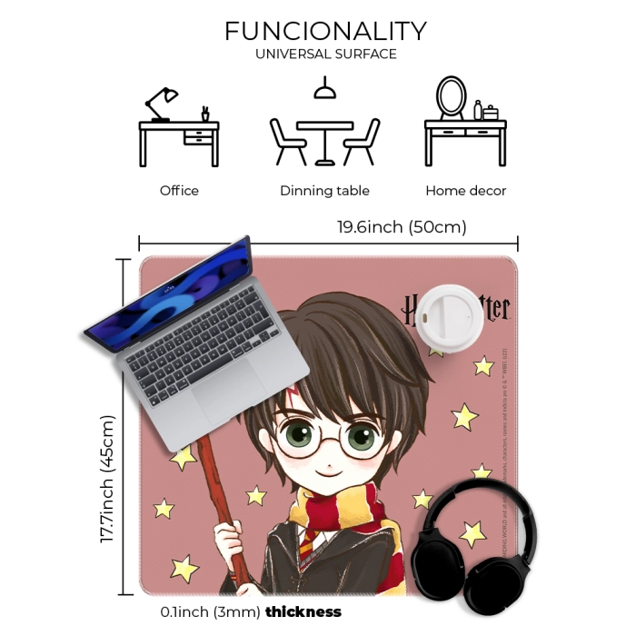 Mata na biurko Harry Potter - 50x45 cm