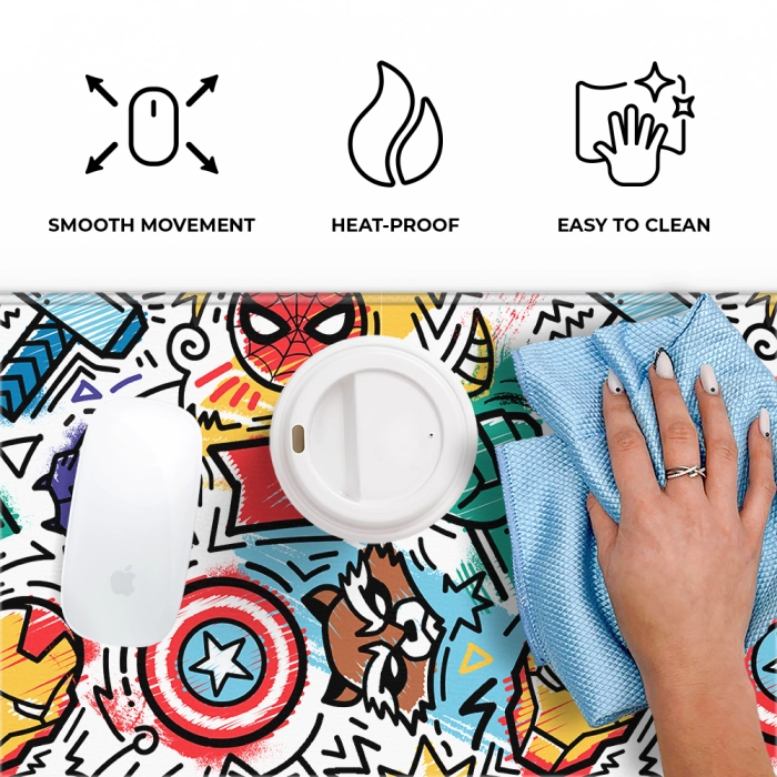 Desk mat 50x45 cm - Marvel Avengers