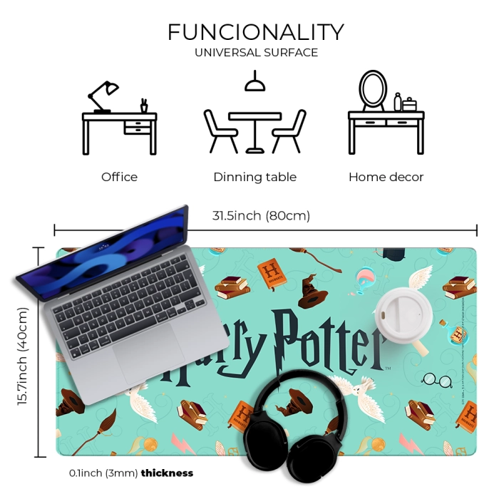Harry Potter desk mat - 80x40 cm
