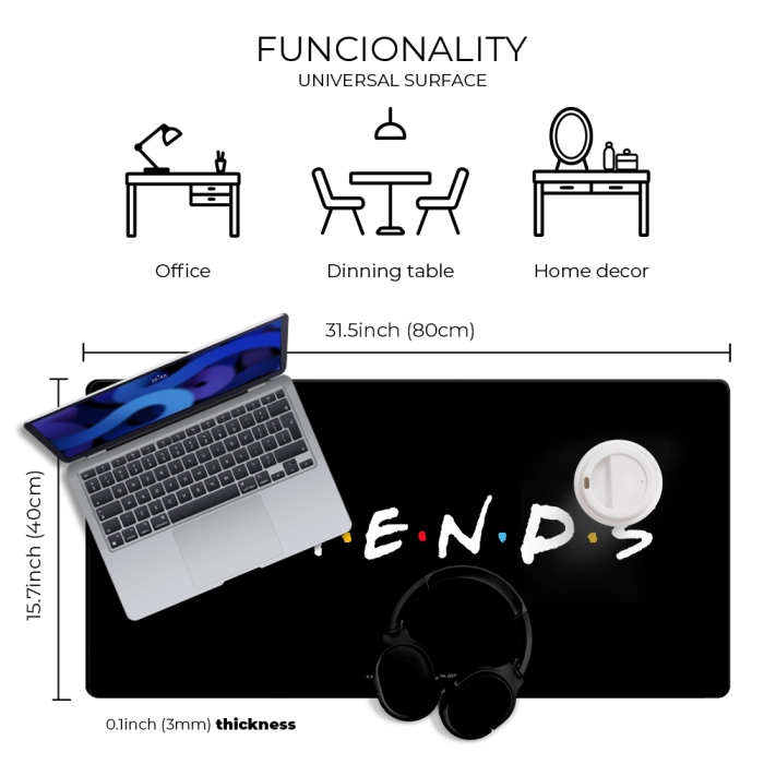 Friends desk mat - 80x40 cm
