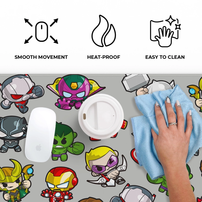 Desk mat 80x40 cm - Marvel Avengers