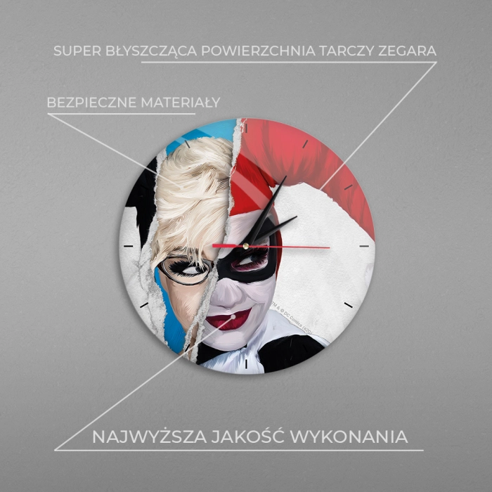 Harley Quinn 30,5 cm Wanduhr - Lizenzprodukt