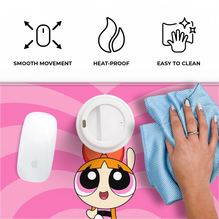 Powerpuff Girls desk mat - 50x45 cm