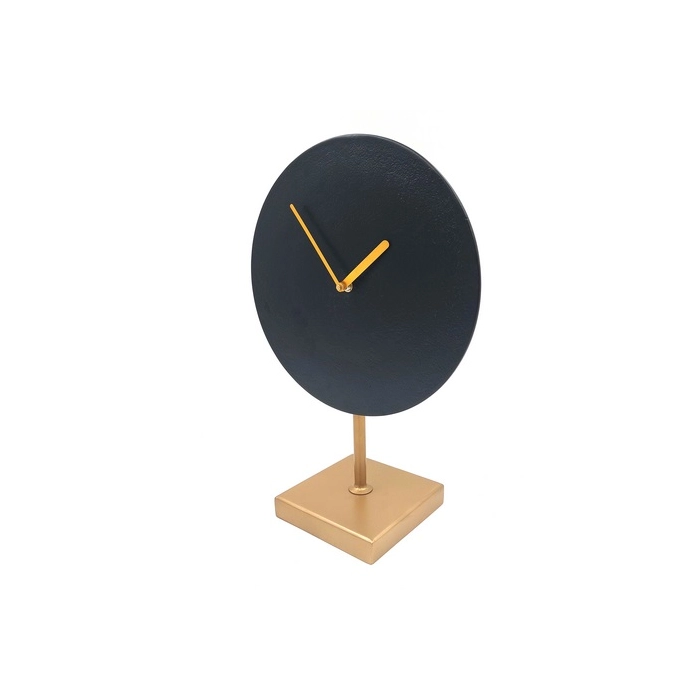 Elegancki zegar metalowy - tarcza śr. 26 cm
