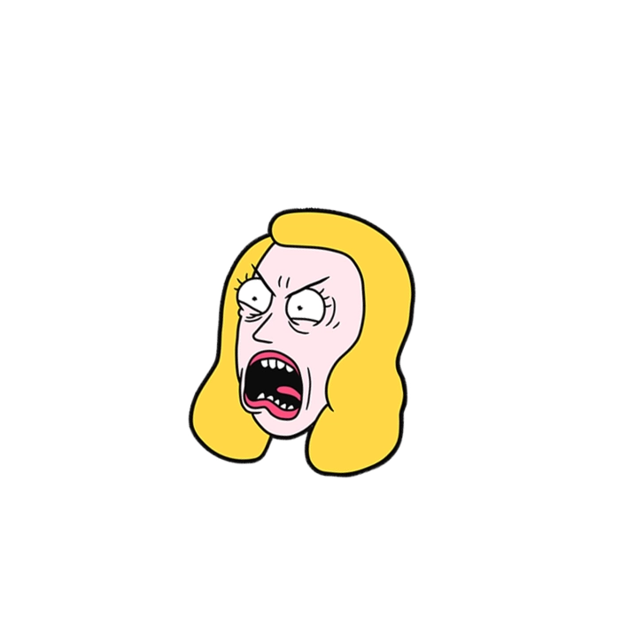 Rick and Morty Magnet - Lizenziertes Produkt
