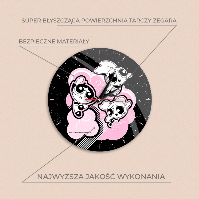 Zegar ścienny 30,5 cm Atomówki - Produkt licencyjny