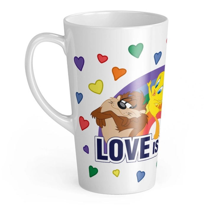 Ceramiczny kubek XL Latte Looney Tunes - Love is Love