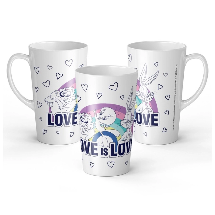 Ceramiczny kubek XL Latte Looney Tunes - Love is Love