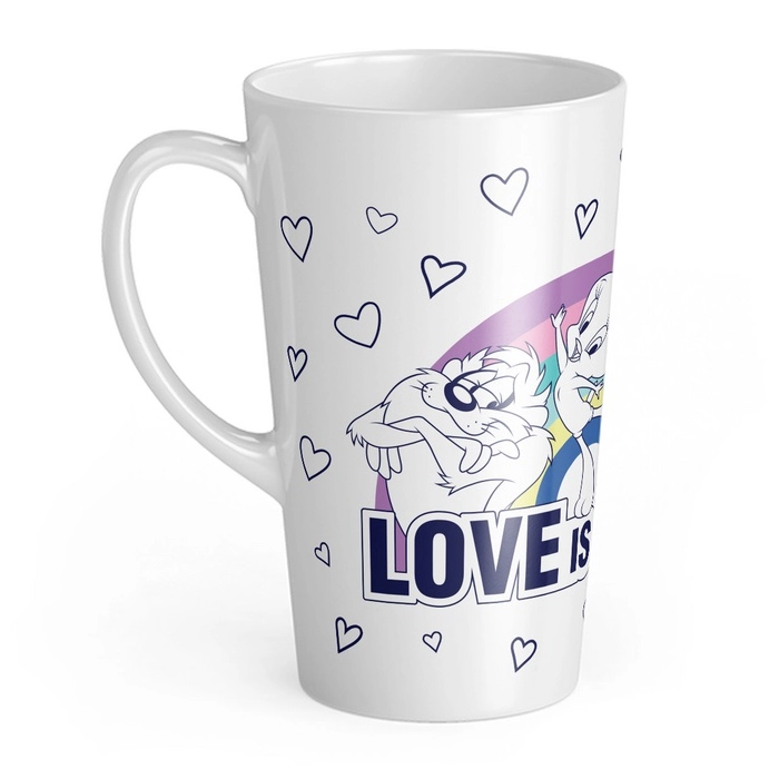 Ceramiczny kubek XL Latte Looney Tunes - Love is Love