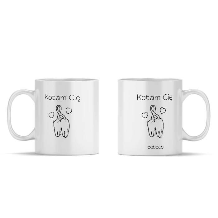 Ceramiczny kubek Kotam Cię - produkt licencyjny