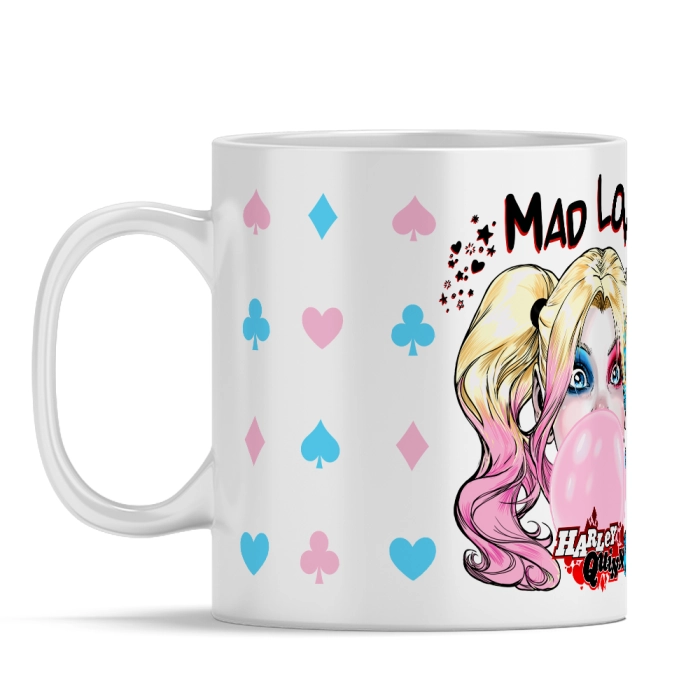 Harley Quinn kerámia bögre - licencelt termék