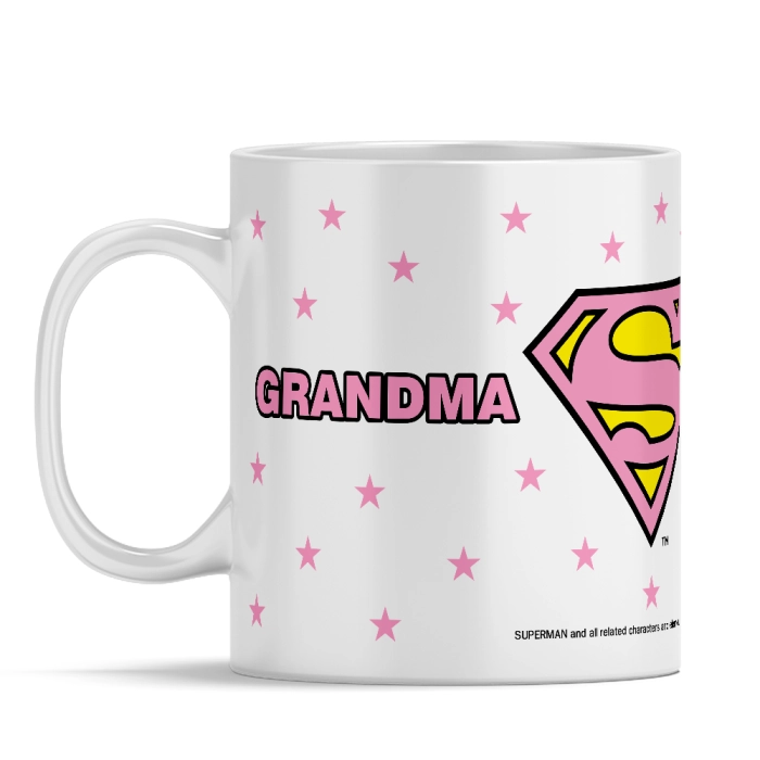 Ceramiczny kubek Grandma Superman - produkt licencyjny
