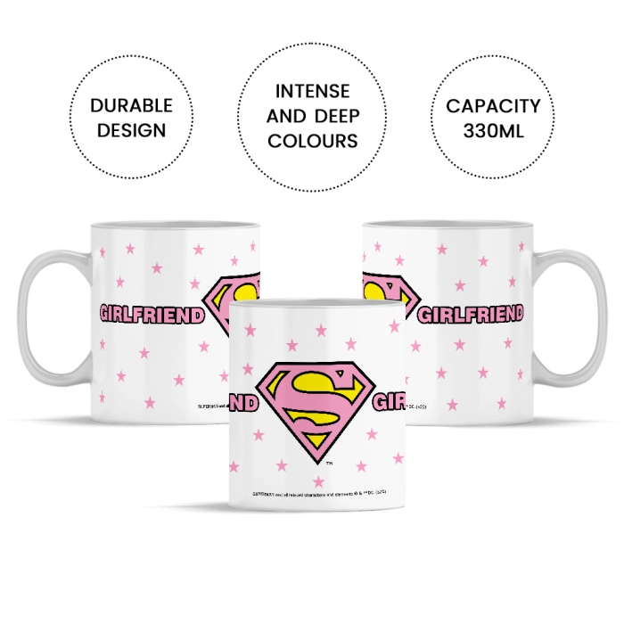 Ceramiczny kubek Girlfriend Superman - produkt licencyjny