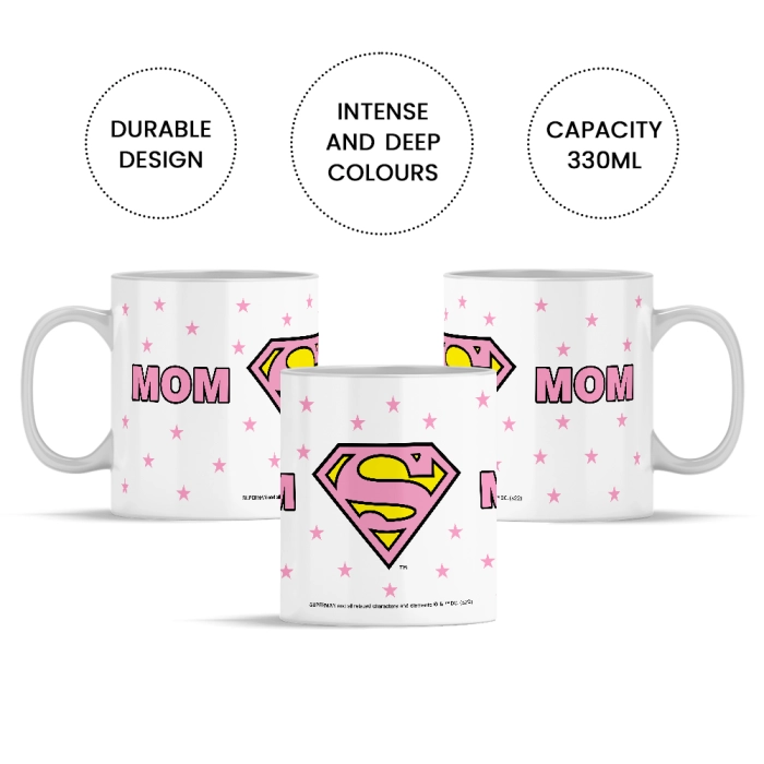 Ceramiczny kubek Mom Superman - produkt licencyjny