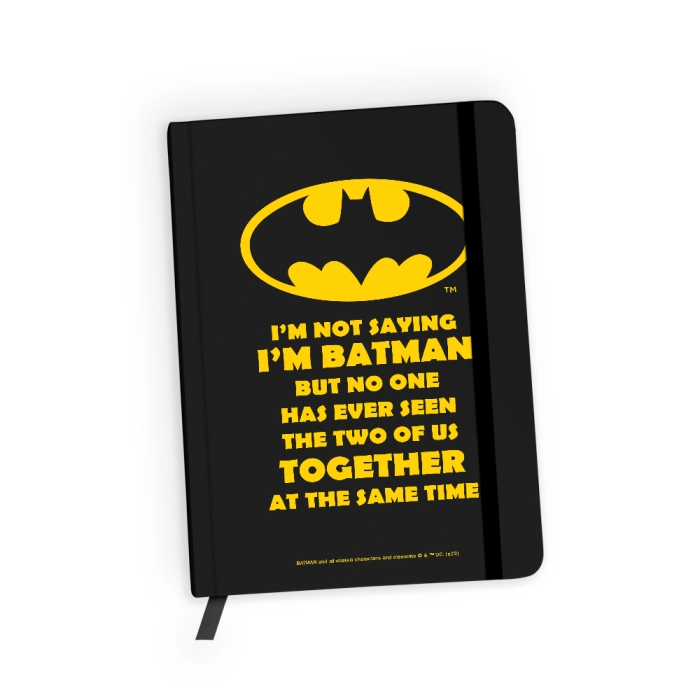 Zápisník alebo diár Batman A5 - Licencovaný produkt
