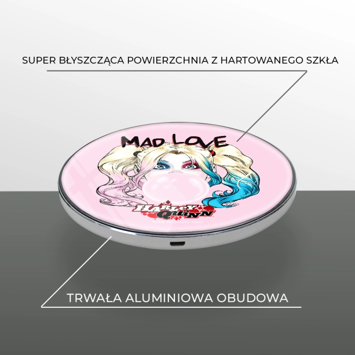 Ładowarka indukcyjna Harley Quinn DC Comics - produkt licencyjny