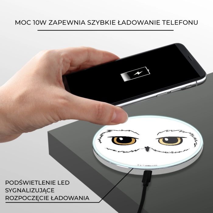 Ładowarka indukcyjna Harry Potter Hogwarts- produkt licencyjny