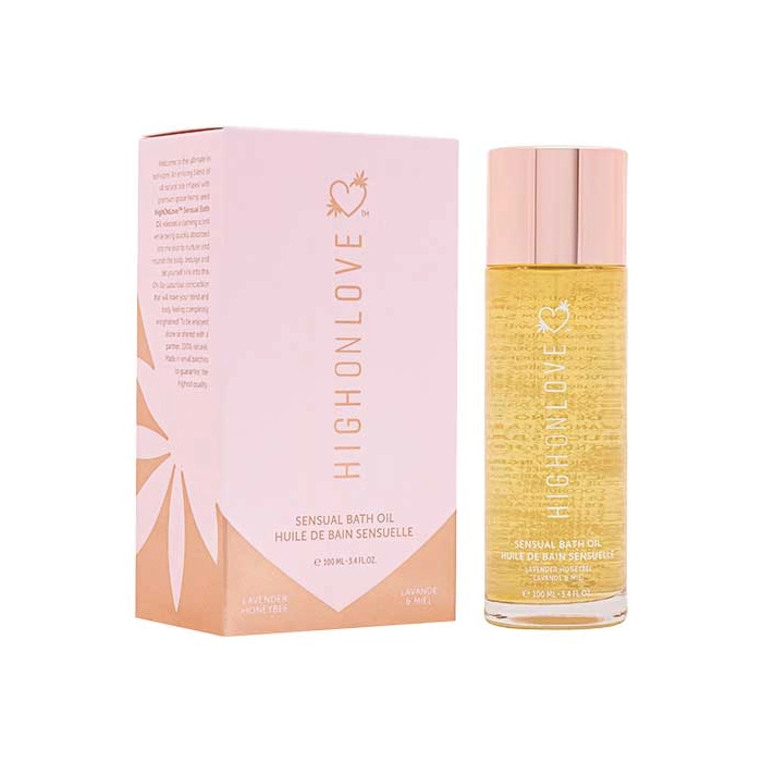High On Love sensualny olejek do kąpieli Lavender Honeybee