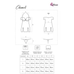 Dessous-Set Chemise + String Chameli - XL
