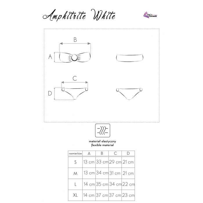 Badeanzug Amphitrite Weiß M