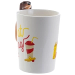 Hot dog ceramic mug